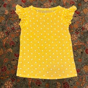 Ladies Ruffle Short Sleeve Top